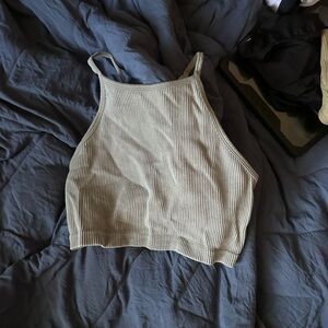 joylab sage ribbed tank